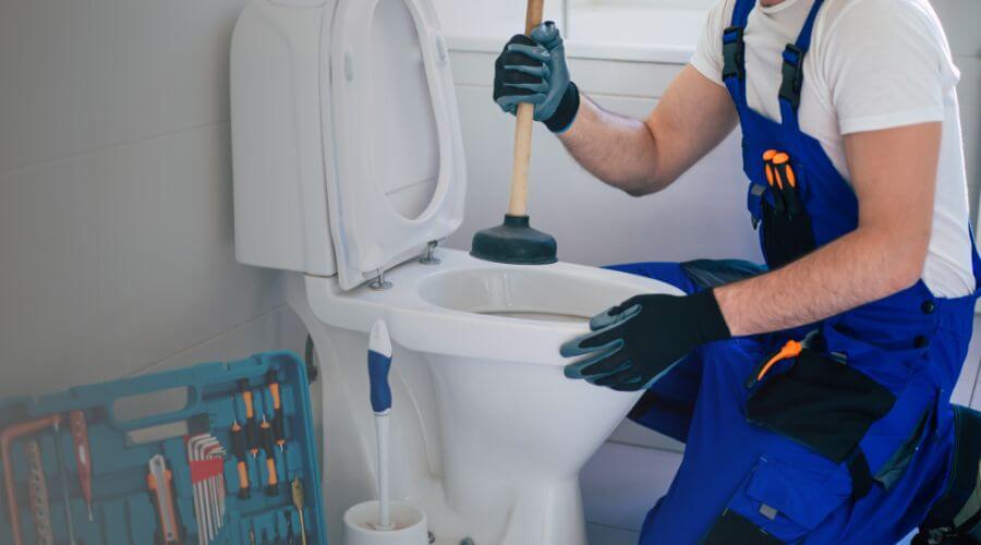 Professional clogged toilet repair in Alta, WY